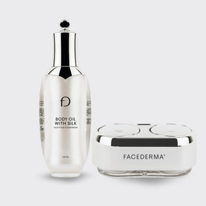 HYDRATAČNÍ SET: Telový olej s hedvábím + Duo balení krémů