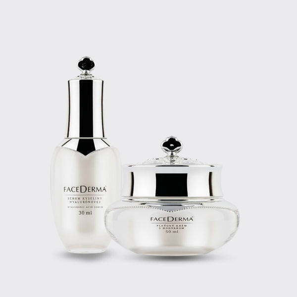 LETNÍ SET: Hedvábný krém + Hyaluronové sérum Facederma