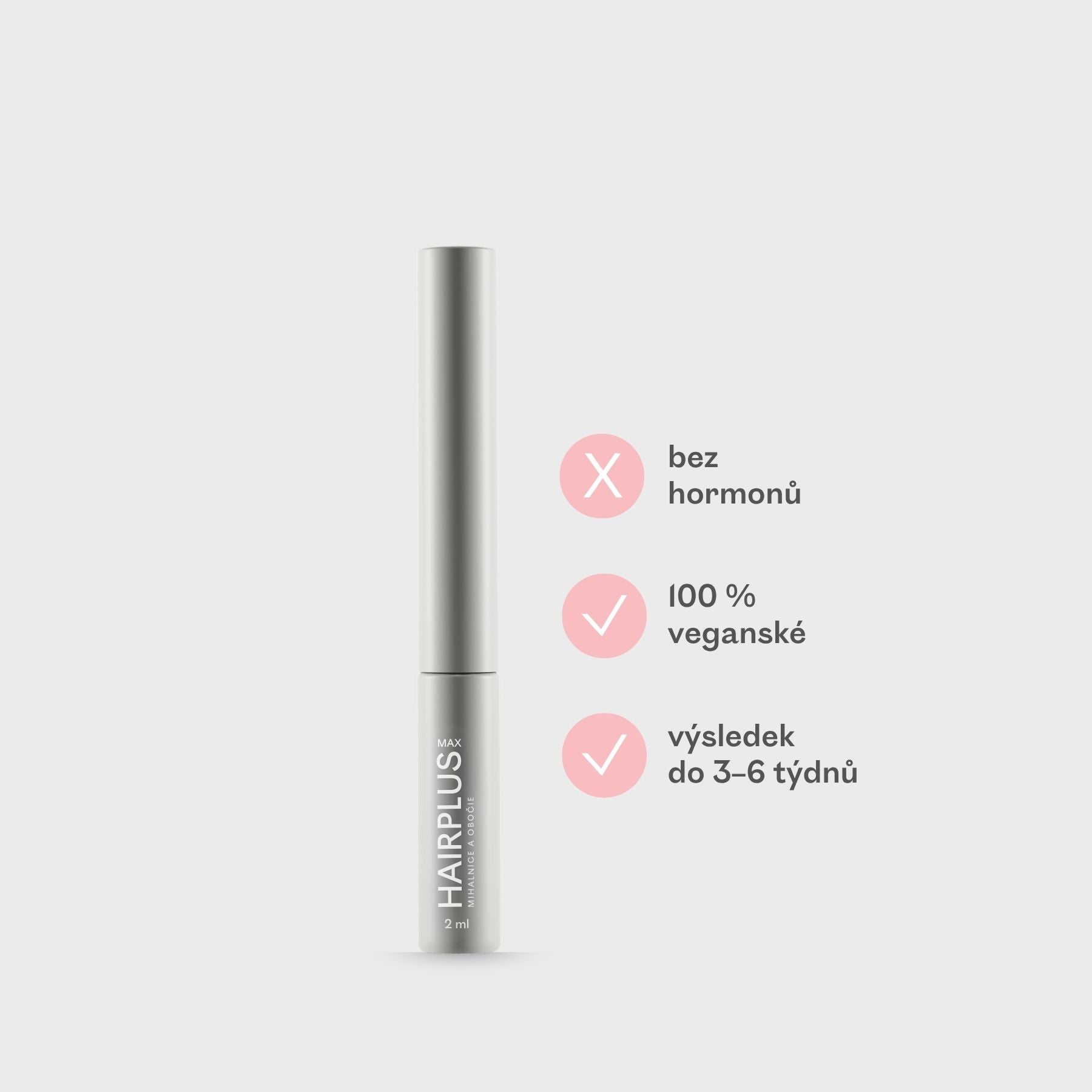 HAIRPLUS MAX mini 2 ml – sérum na růst řas a obočí