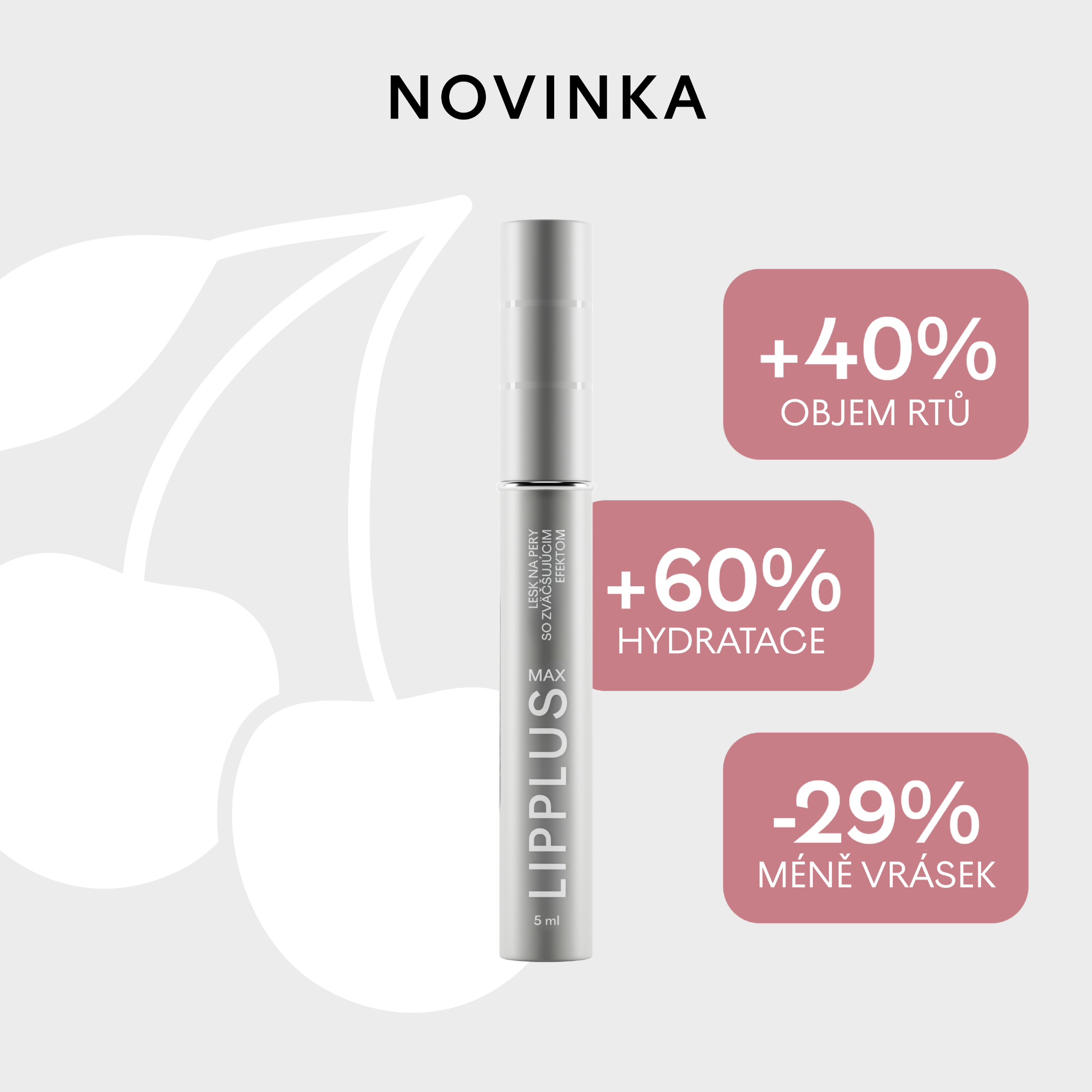 LIPPLUS MAX 5 ml – peptidové sérum na rty