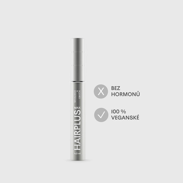 HAIRPLUS MAX 4,5 ml – sérum na růst řas a obočí s keratinem
