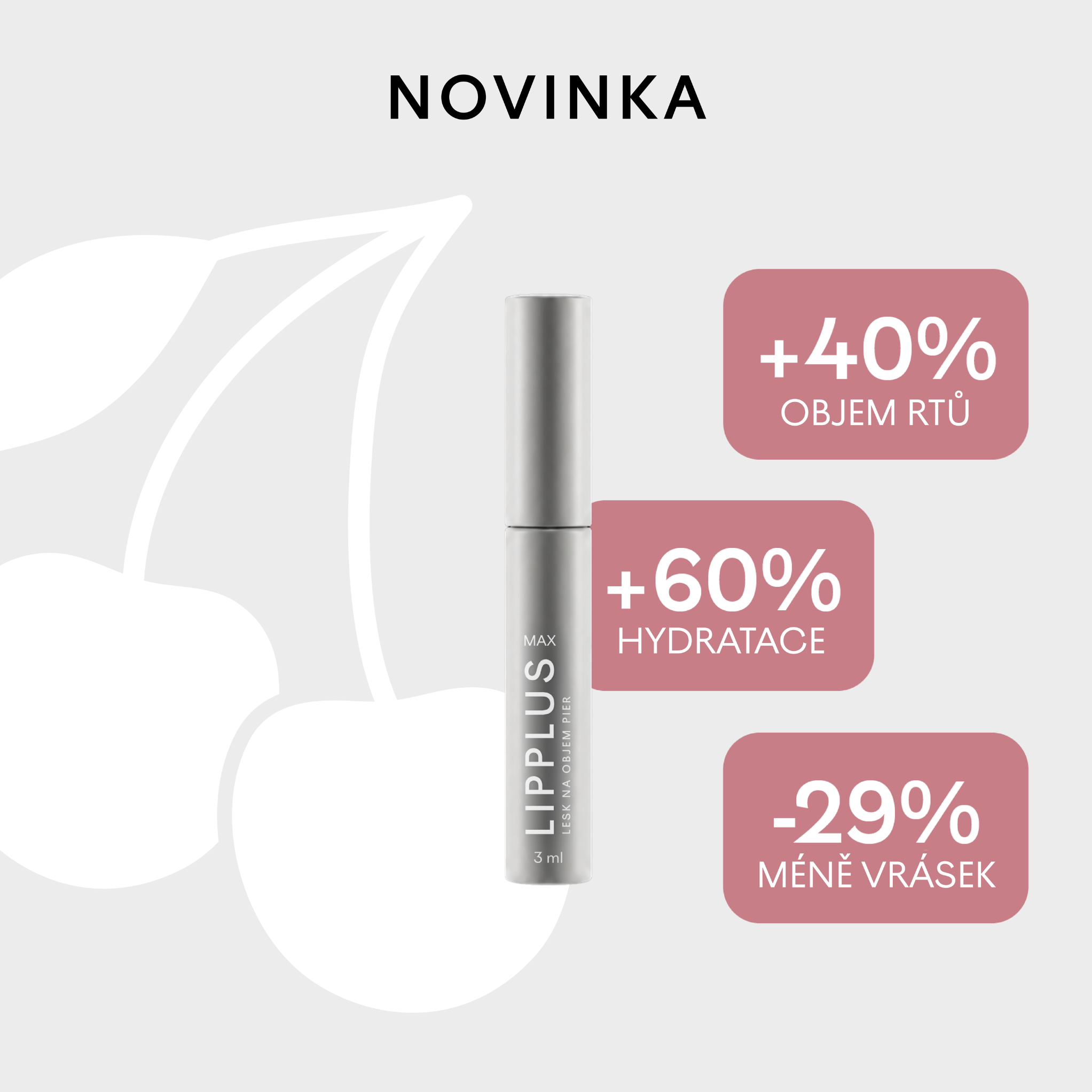 LIPPLUS MAX mini 3 ml – peptidové sérum na rty