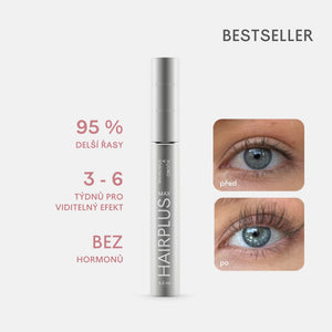 HAIRPLUS MAX 4,5 ml – sérum na růst řas a obočí s keratinem