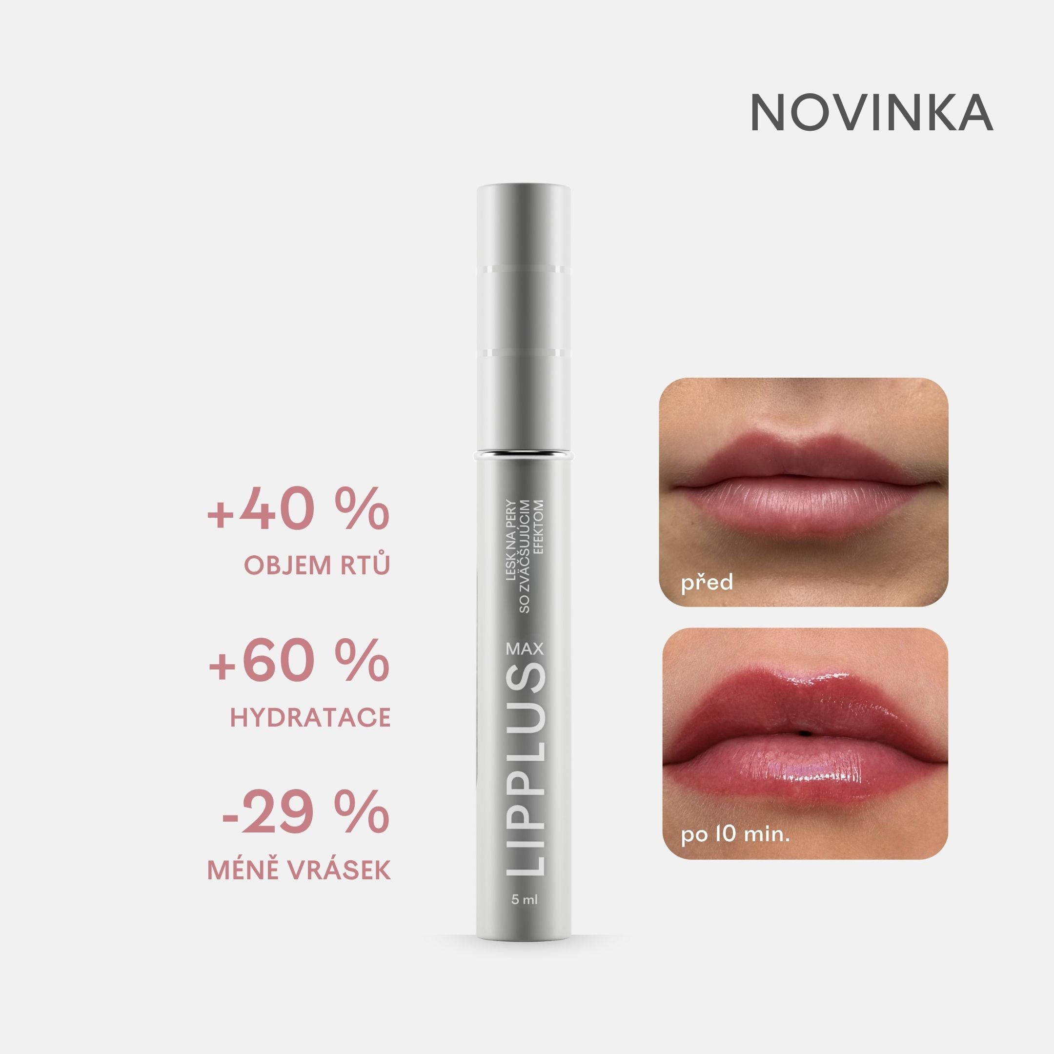 LIPPLUS MAX 5 ml – peptidové sérum na rty