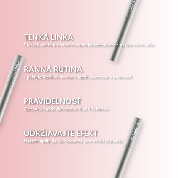 HAIRPLUS MAX mini 2 ml – sérum na růst řas a obočí