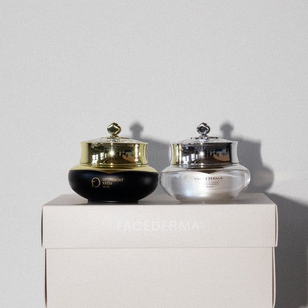 VÁNOČNÍ PROTIVRÁSKOVÝ SET: Liftingový krém + Hedvábný krém